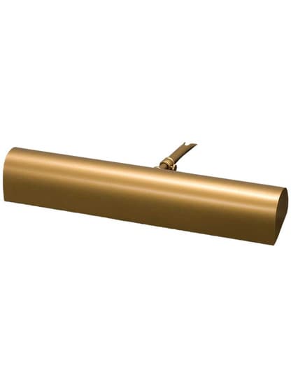 Classic 14 inch LED Picture Light in Weathered Brass.